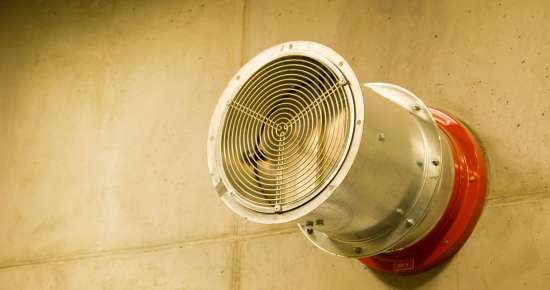 Brandschutzklappe Lüftung